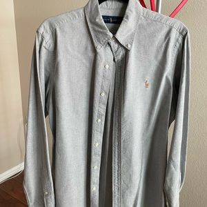 Polo Ralph Lauren Oxford Button Down Medium Grey